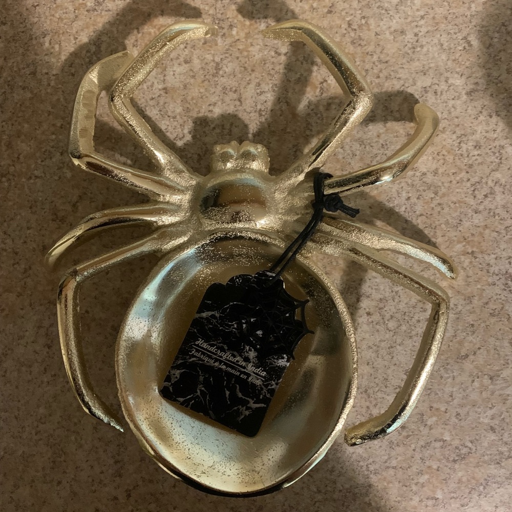 Gold Spider Dish